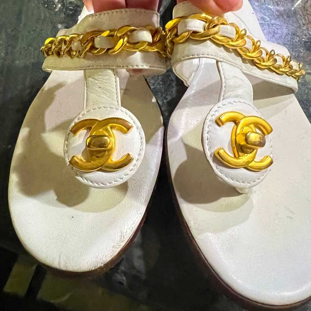 Beautiful vintage Chanel sandal. No box
